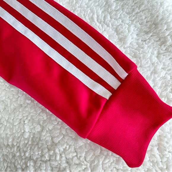 Adidas Three Stripe Hot Pink Jacket - Picture 7 of 8